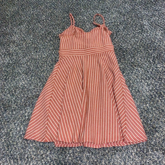 *SOLD* Crystal Doll Striped Dress - Picture 2 of 3